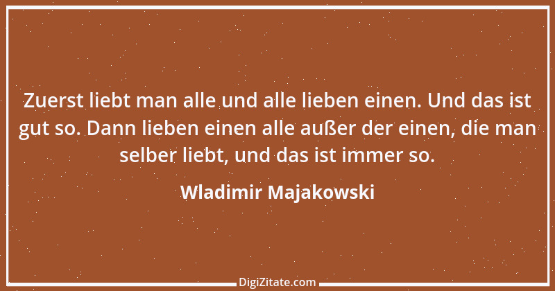 Zitat von Wladimir Majakowski 1