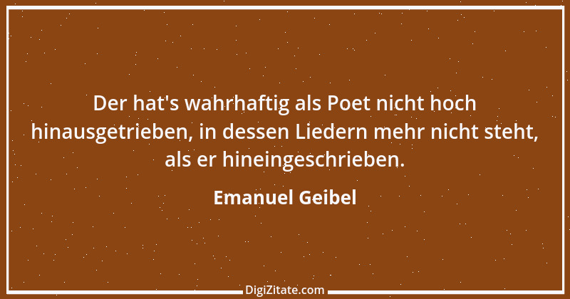 Zitat von Emanuel Geibel 48