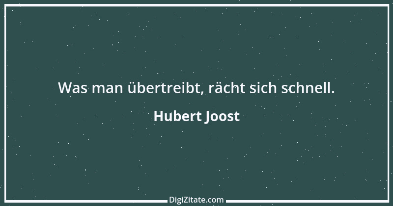 Zitat von Hubert Joost 245