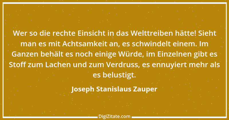 Zitat von Joseph Stanislaus Zauper 14