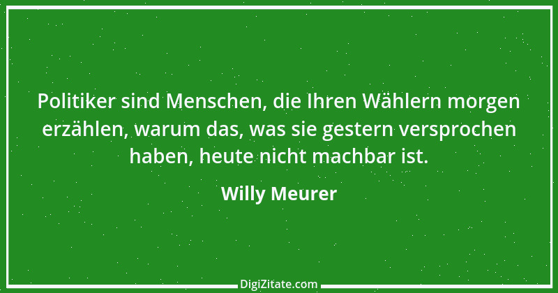 Zitat von Willy Meurer 992