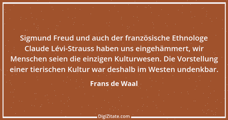 Zitat von Frans de Waal 1