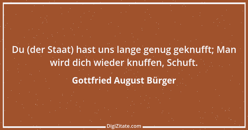 Zitat von Gottfried August Bürger 29