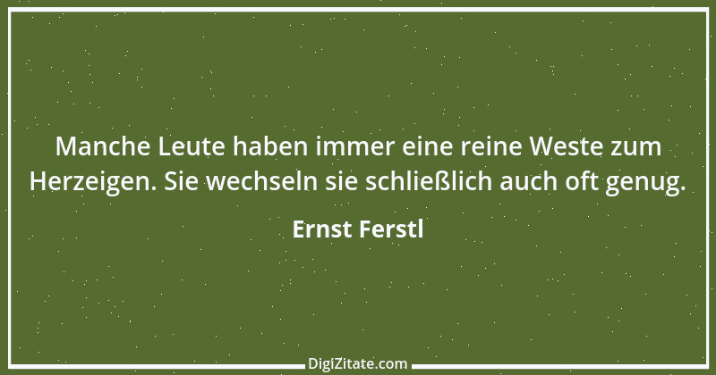 Zitat von Ernst Ferstl 1134