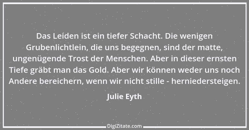 Zitat von Julie Eyth 12