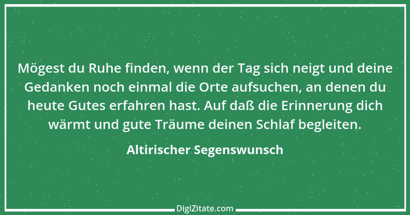 Zitat von Altirischer Segenswunsch 27