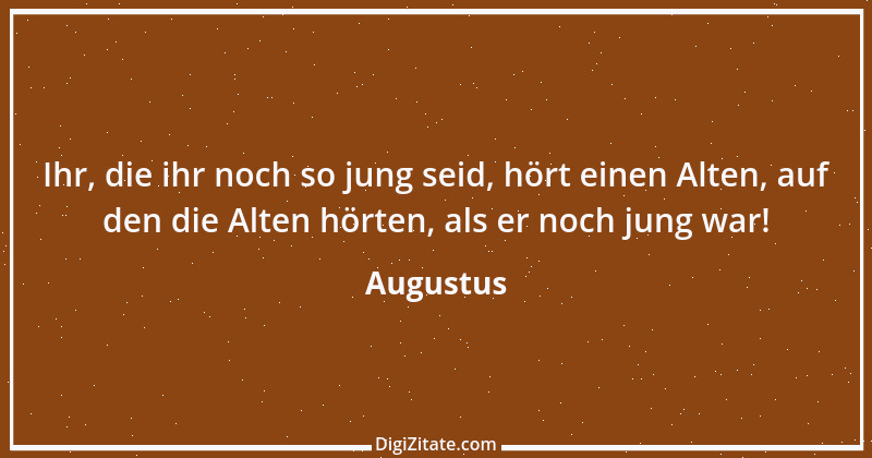 Zitat von Augustus 8