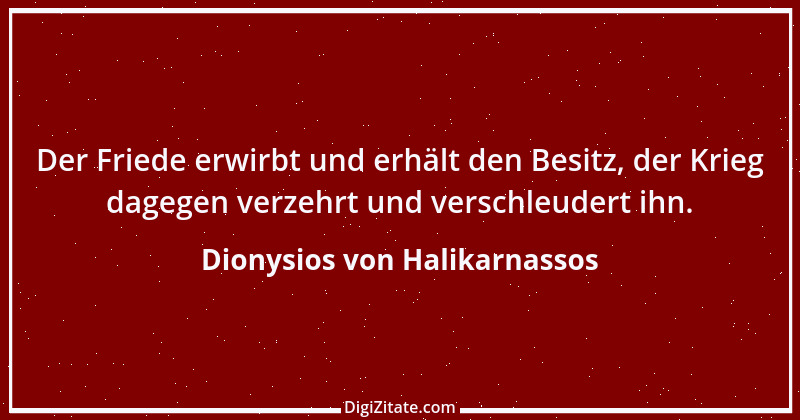 Zitat von Dionysios von Halikarnassos 3