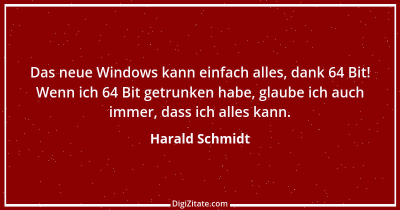 Zitat von Harald Schmidt 13