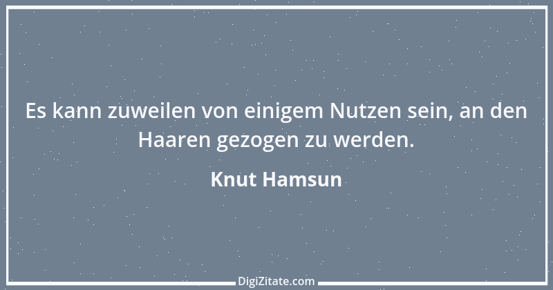 Zitat von Knut Hamsun 5