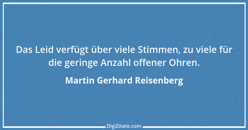 Zitat von Martin Gerhard Reisenberg 10