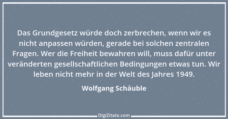 Zitat von Wolfgang Schäuble 49