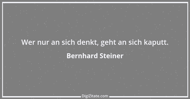 Zitat von Bernhard Steiner 17