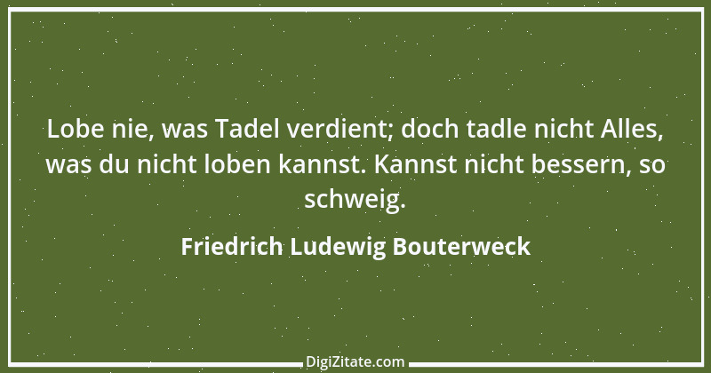 Zitat von Friedrich Ludewig Bouterweck 31