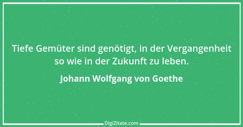 Zitat von Johann Wolfgang von Goethe 1823