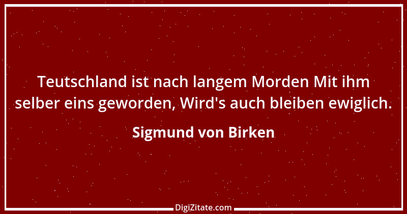 Zitat von Sigmund von Birken 2