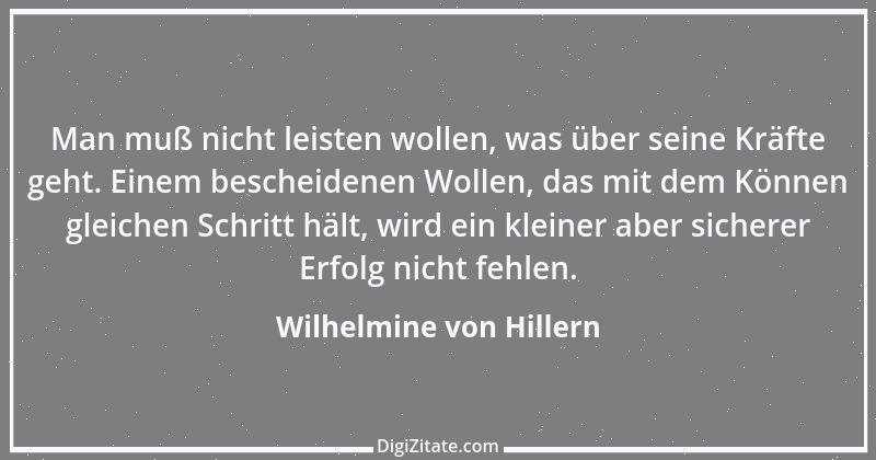 Zitat von Wilhelmine von Hillern 23