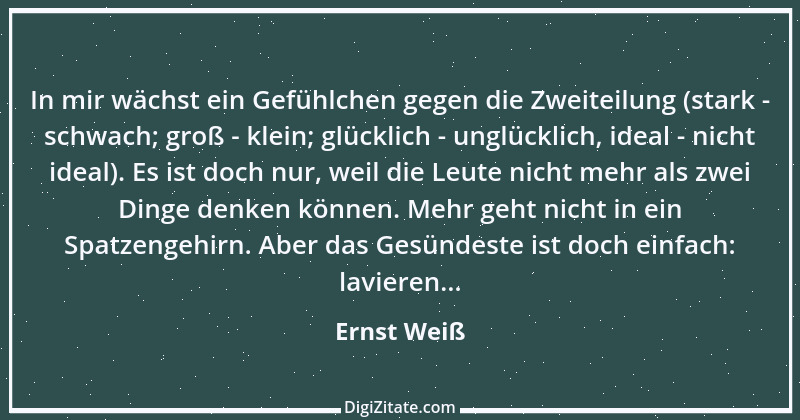 Zitat von Ernst Weiß 2