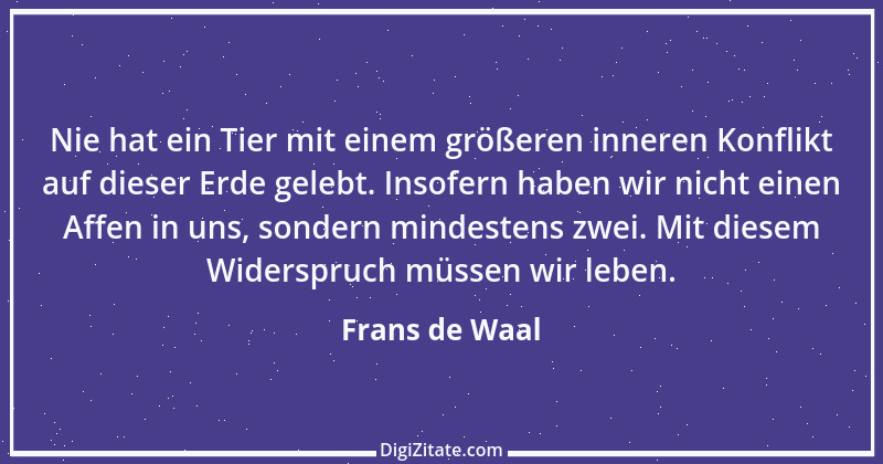 Zitat von Frans de Waal 5