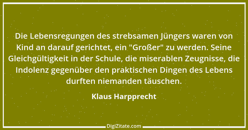 Zitat von Klaus Harpprecht 1