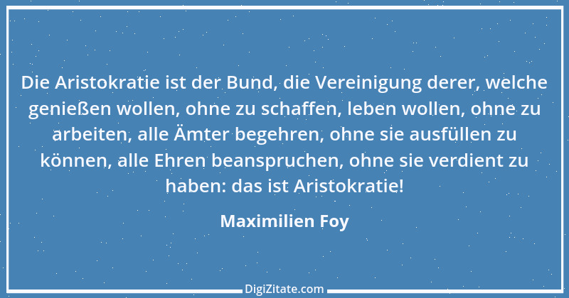 Zitat von Maximilien Foy 1