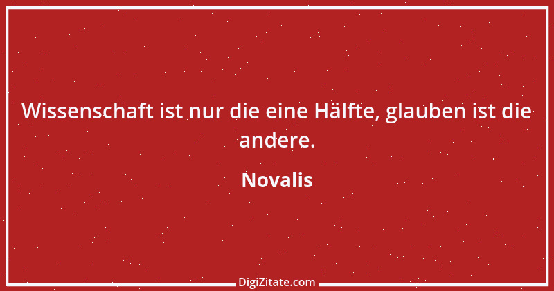 Zitat von Novalis 20