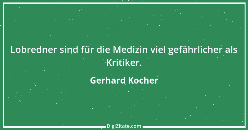 Zitat von Gerhard Kocher 206