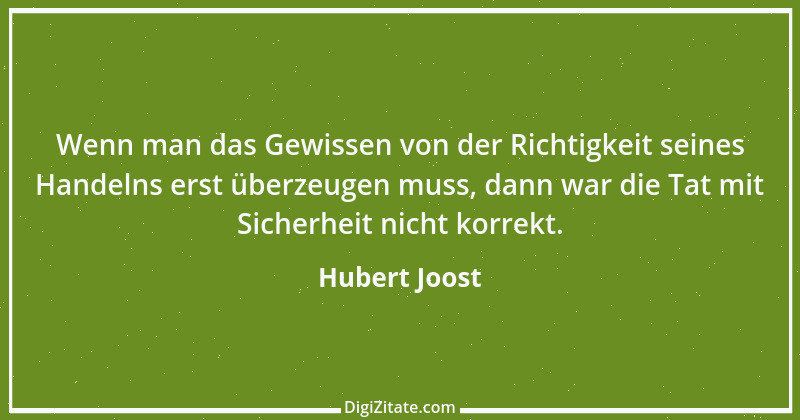 Zitat von Hubert Joost 251