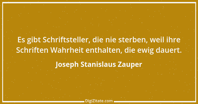 Zitat von Joseph Stanislaus Zauper 20