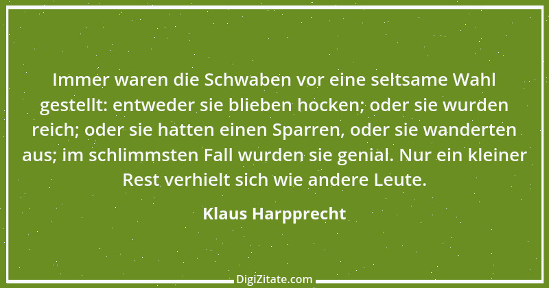 Zitat von Klaus Harpprecht 2