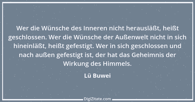 Zitat von Lü Buwei 23