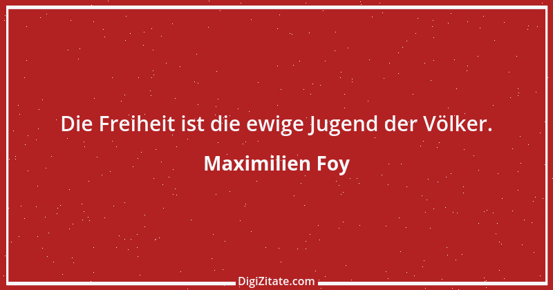 Zitat von Maximilien Foy 2