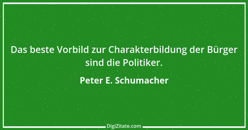 Zitat von Peter E. Schumacher 502