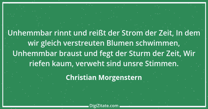 Zitat von Christian Morgenstern 222