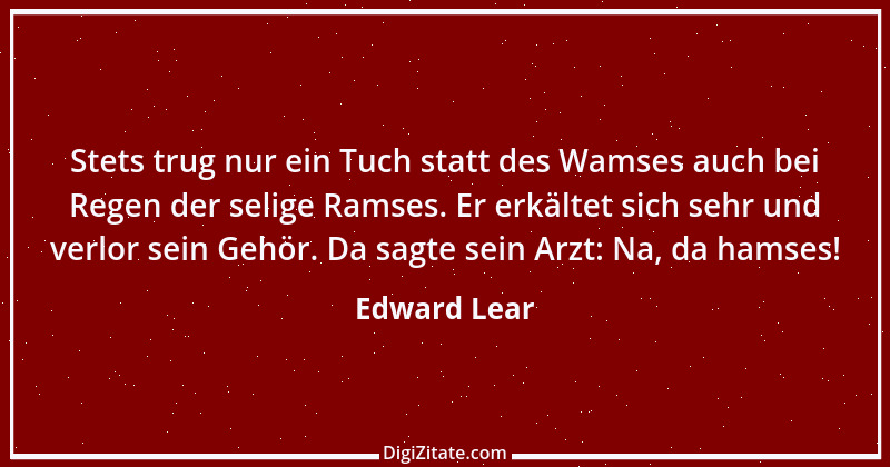 Zitat von Edward Lear 1