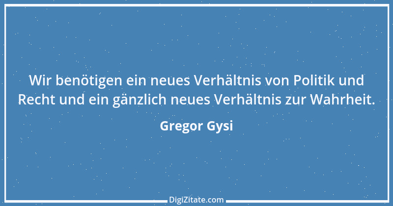 Zitat von Gregor Gysi 28