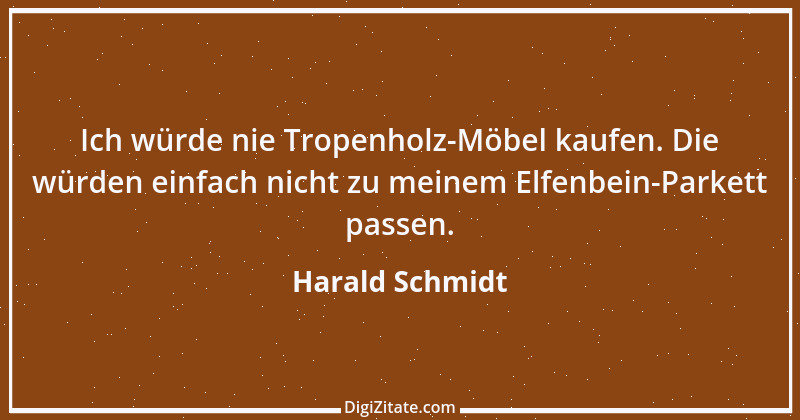 Zitat von Harald Schmidt 17