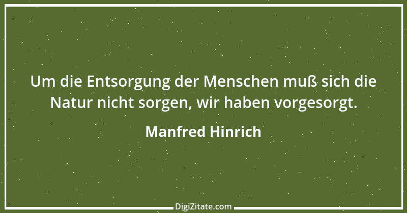 Zitat von Manfred Hinrich 1873