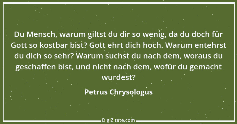 Zitat von Petrus Chrysologus 6