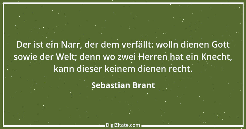 Zitat von Sebastian Brant 17