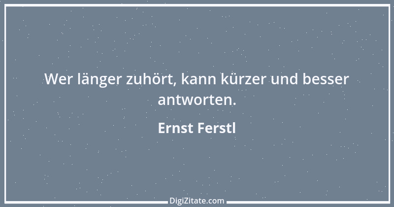 Zitat von Ernst Ferstl 141