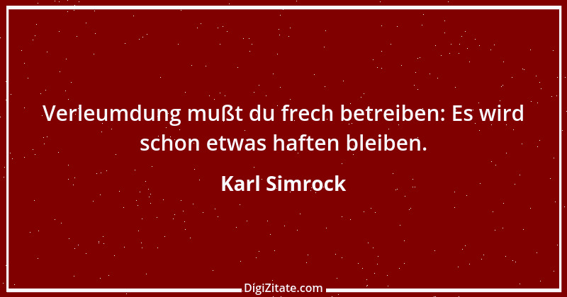 Zitat von Karl Simrock 5