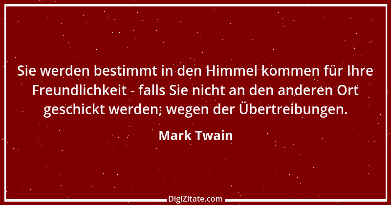 Zitat von Mark Twain 107