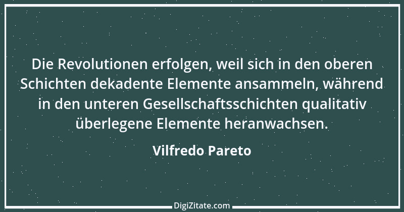 Zitat von Vilfredo Pareto 1