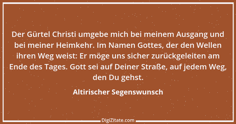 Zitat von Altirischer Segenswunsch 33