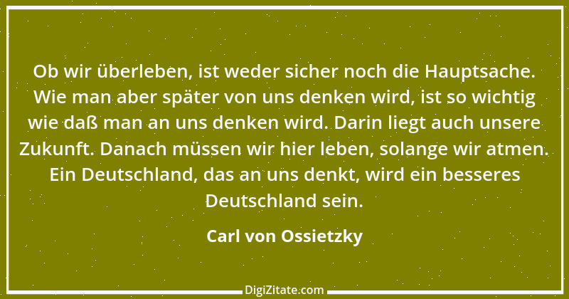 Zitat von Carl von Ossietzky 36