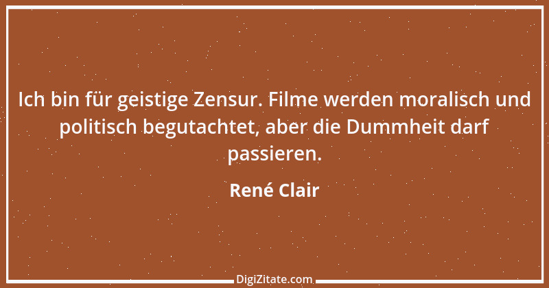 Zitat von René Clair 1