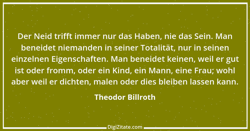 Zitat von Theodor Billroth 6