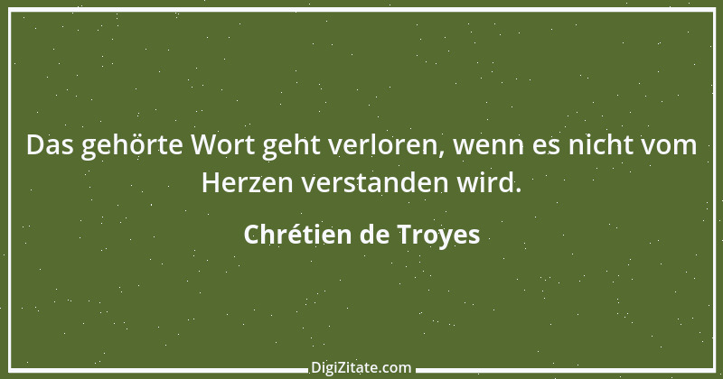 Zitat von Chrétien de Troyes 7