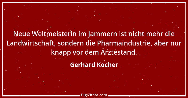 Zitat von Gerhard Kocher 211